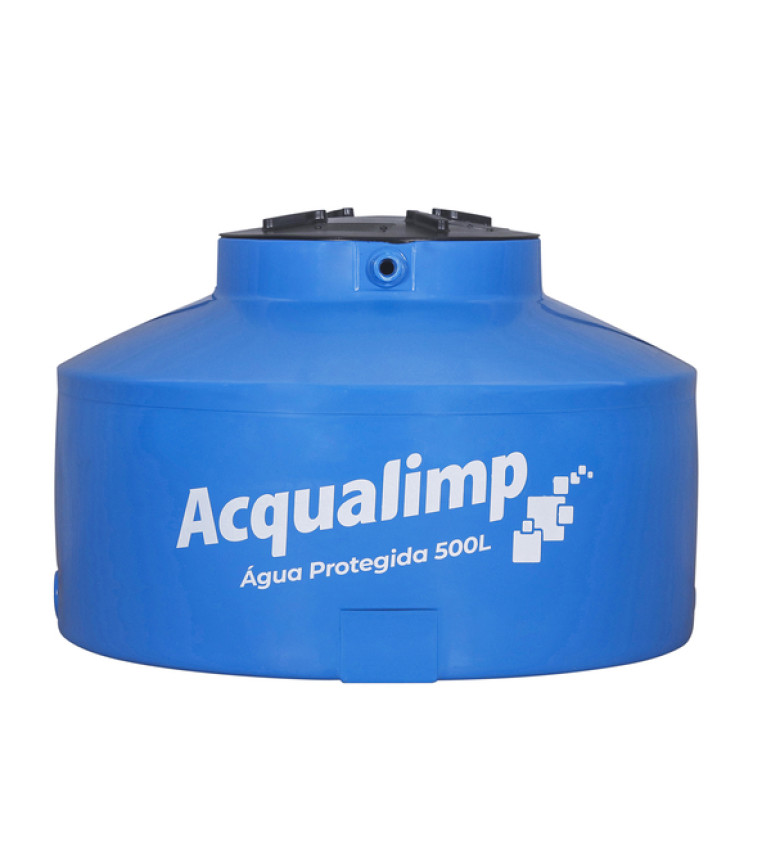 Caixa d'Água 500L em Polietileno Água Protegida Acqualimp