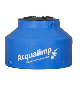 Caixa d'Água 310L em Polietileno Água Protegida Acqualimp