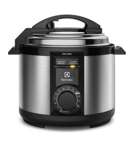 Panela Pressão Elétrica 5LTS Electrolux PCE20 - 4340AABR487 INOX/PRETO 110 VOLTS