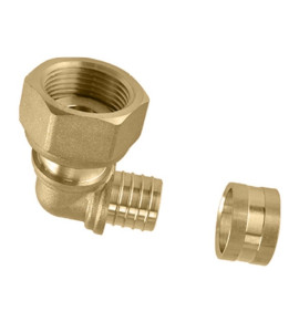 Cotovelo Fêmea Rosca Móvel Pex Água 20x1/2