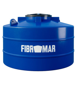 Tanque 2.500 Litros Azul Polietileno Fibromar