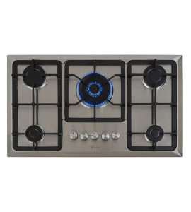 Cooktop 5 Bocas a Gás com Acendimento Automático Inox Bivolt 23678-54121 Fischer