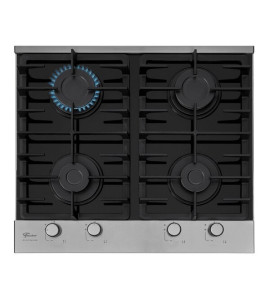 Cooktop 4 Bocas a Gás com Mesa de Vidro Preto Bivolt G II Platinium Fischer