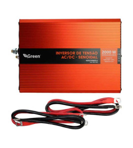 Inversor De Tensão Senoidal 2000w 12v P/ 220v Tomada C/ Usb
