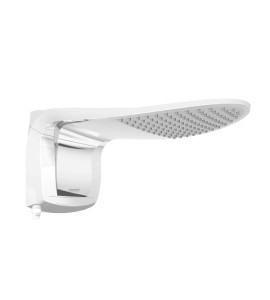 Chuveiro Eletrônico 220V 7800W Branco e Cromado Acqua Wave Lorenzetti