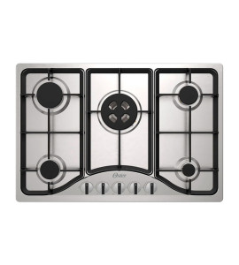 Cooktop 5 Bocas a Gás Semiprosfissional com Acendimento Automático Inox Bivolt OTOP701 Oster